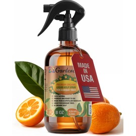 GARDENERA Professional Organic Liquid Kelp Spray for Kumquat Plants - 8 oz - Ready-to-Use Fully Organic Seaweed & Kelp Fertilizer Mist