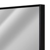 Head West Black Mirror - Rectangular Thin Metal Frame Decorative