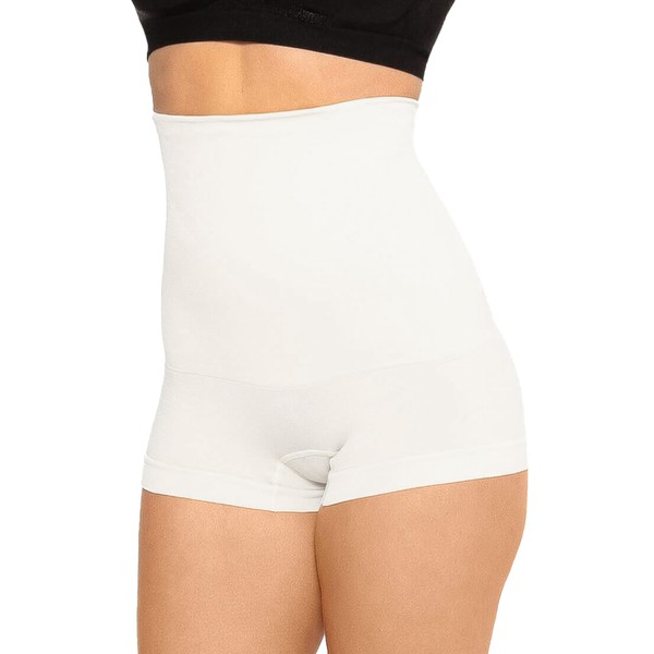 Conturve High-Waisted Body Shaper Boyshorts - Tummy Control Shapewear for