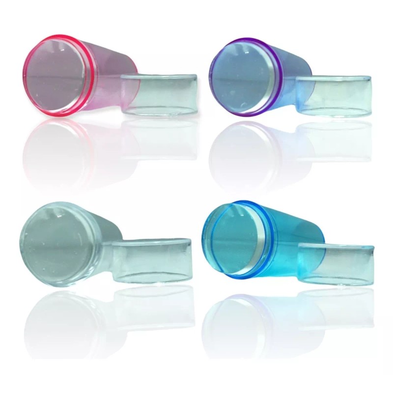 Lé Mussa Sello Estampador Para Uñas Transparente Silicon Nail Art