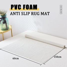 Anti Slip Rug Underlay PVC Non Slip Matting Rug Underlay Antislippery Mat Underlay Non Slip Carpet Rug Gripper Pad Multipurpose for Drawers Shelves Tray Carpet, Used on Hard Smooth (A)