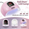 UV LED Nail Lamp 54W, Professional Nail Dryer Gel Polish