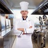 CRJHNS Chef Apron and Hat set, Chef Hat with Hook