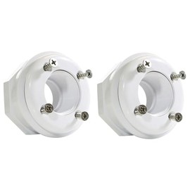 ATIE 1.5" Complete Vinyl Pool Inlet Outlet Fitting SP1408 with 4 Stainless Steel Screws Replacement for Hayward SP1408 Inlet Return Wall Fitting (2 Pack)