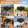 EVRBUL Portable Charcoal Grill Cover, 21.5"L x 21.5"W x 14.5"H