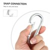 Sosoport 2pcs Indoor Carabiner Buckle Gym Pull Rod Buckle Safety