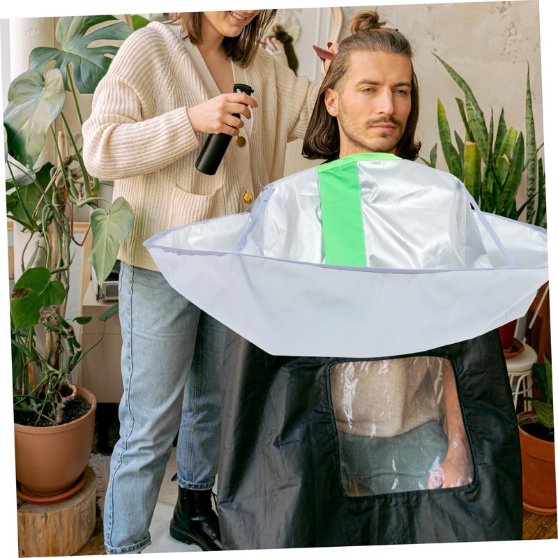 Baluue Salon Barber Cape Umbrella Hair Cutting Cape for Adults