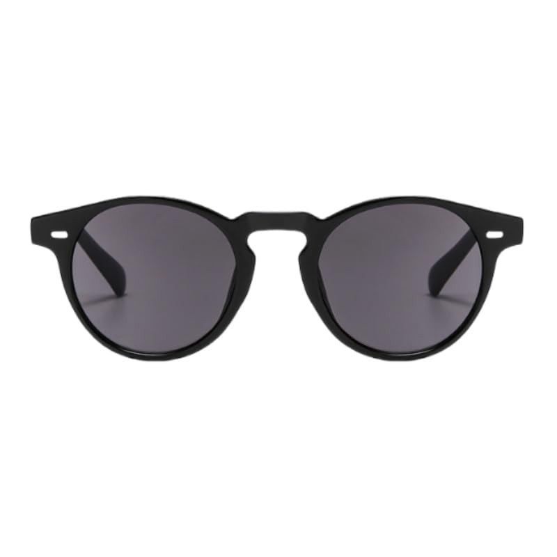 Feisedy B1245 Men's Sunglasses, Round Glasses, UV 400, UV Protection,