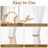 DARENYI 6 Pack Braided Curtain Tiebacks Modern Simple Curtain Tie