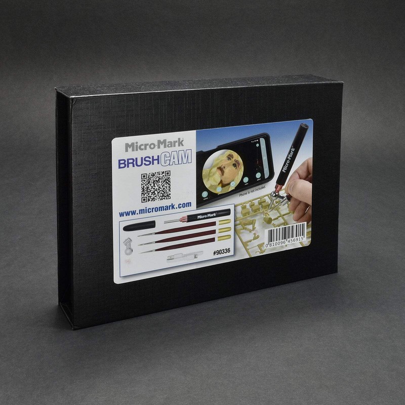 Micro-Mark BrushCam provides 10X magnification focused at the tip of