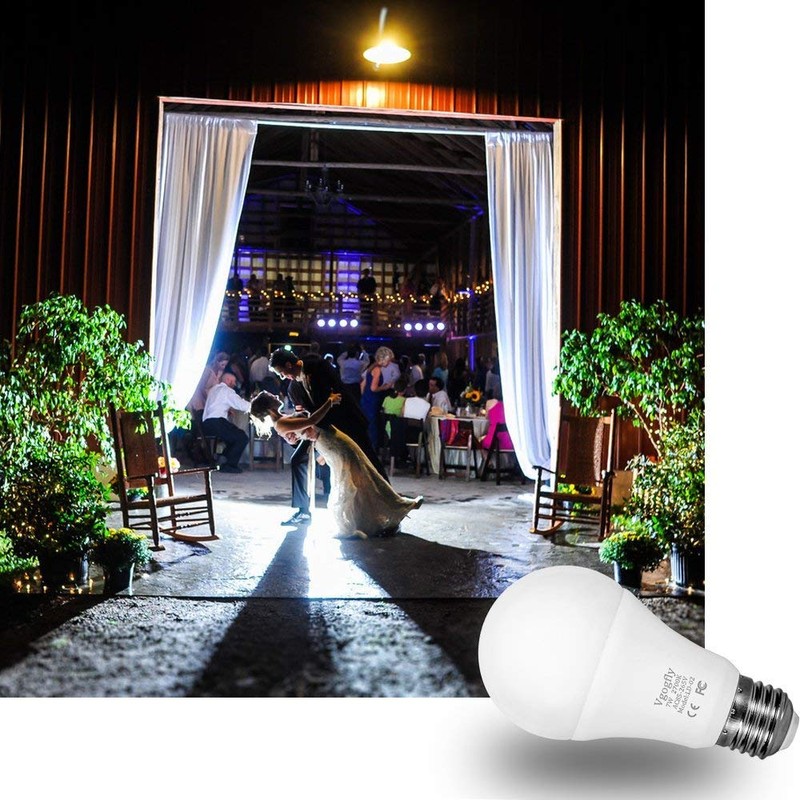 Vgogfly Dusk to Dawn Light Bulb Warm White