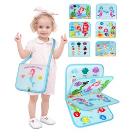 Primo Lines Toddler Busy Board,Montessori Toy for 1 2 3 4 Years Old Girls, Sensory Toys to Learn Fine Motor Skills,Educational Activities Busy Book for Airplane Car Travel