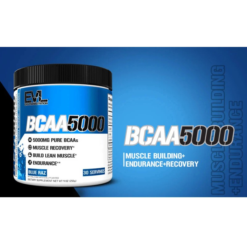 EVL BCAA 5000: Premium Amino Acid Powder for Post &