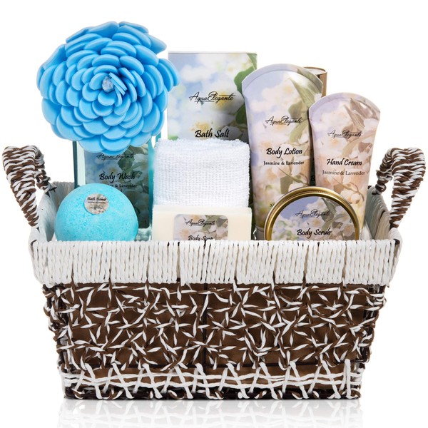 Spa Baskets For Women - Luxury Bath Set With Jasmine