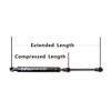 BOXI 2PCS Gas Charged Lift Supports Spring Struts Shocks Dampers