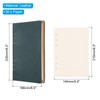 PATIKIL 6 Ring Binder Cover, A5 Leather Notebook Binder Mini