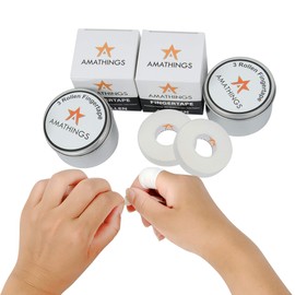 AMATHINGS 4 Rolls of Climbing Tape 1.5 cm Wide in White Ideal Finger Tape and Sports Tape for Climbing Bouldering Strength Sports Volleyball Martial Arts Goalkeeper Handball