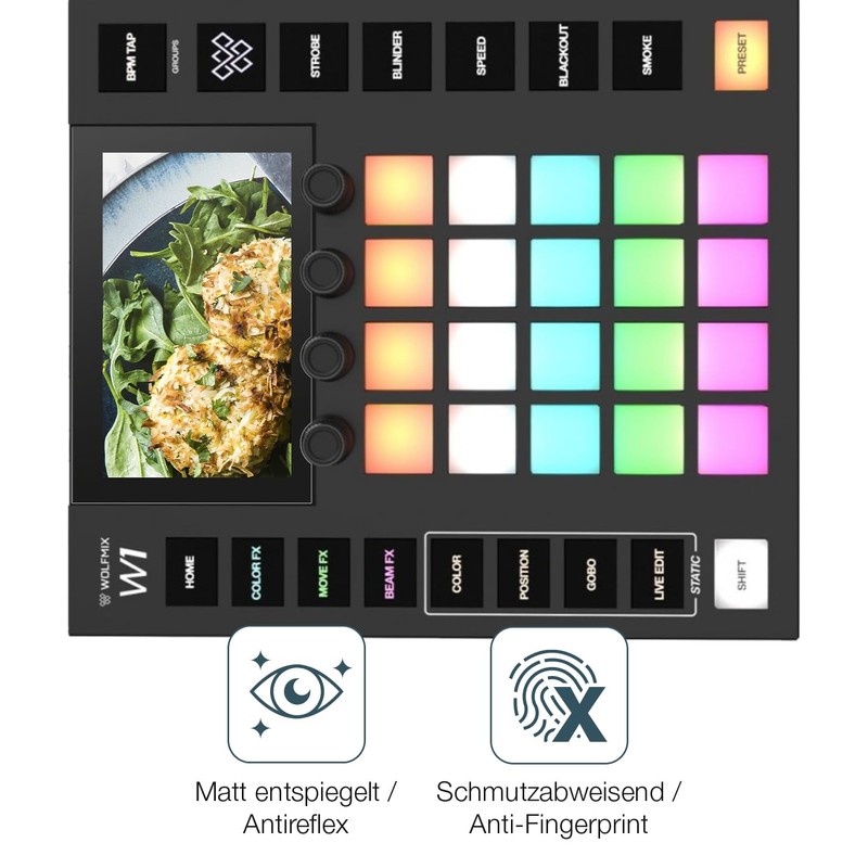 dipos I 2x Screen Protectors 9H Matte Compatible with Wolfmix