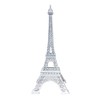 allgala 19 Inch 48CM Eiffel Tower Statue Decor Alloy Metal-White (EF19-86191)