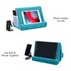 2pcs Multi-Angle Tablet Holder Cushion Stand with Net Pocket &