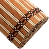 Red Lantern Burnt Bamboo Cordless Window Shade - Two-tone Honey,