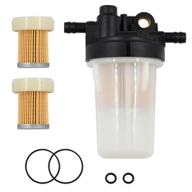 Disenparts Fuel Filter Assembly 6A320-58862 6A320-58830 6A320-59930 Compatible with Kubota L B M Series RTV Tractor L2501 L2800 B2710 B2910 RTV900 M5640 2PCS Filter with O-Rings Replace PF9911 33830