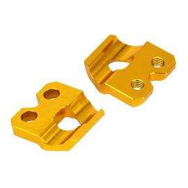 IUVWISN Dirt Bike Brake Line Clamp Hose Holder CNC for DRZ400SM 04-22 RMZ250 RMZ450 04-19 RMX450Z 10-19 RM85 02-17 RM125 RM250 01-13 Gold