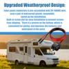Solar Cable Entry Gland with 3FT 10AWG Solar Extension Cable