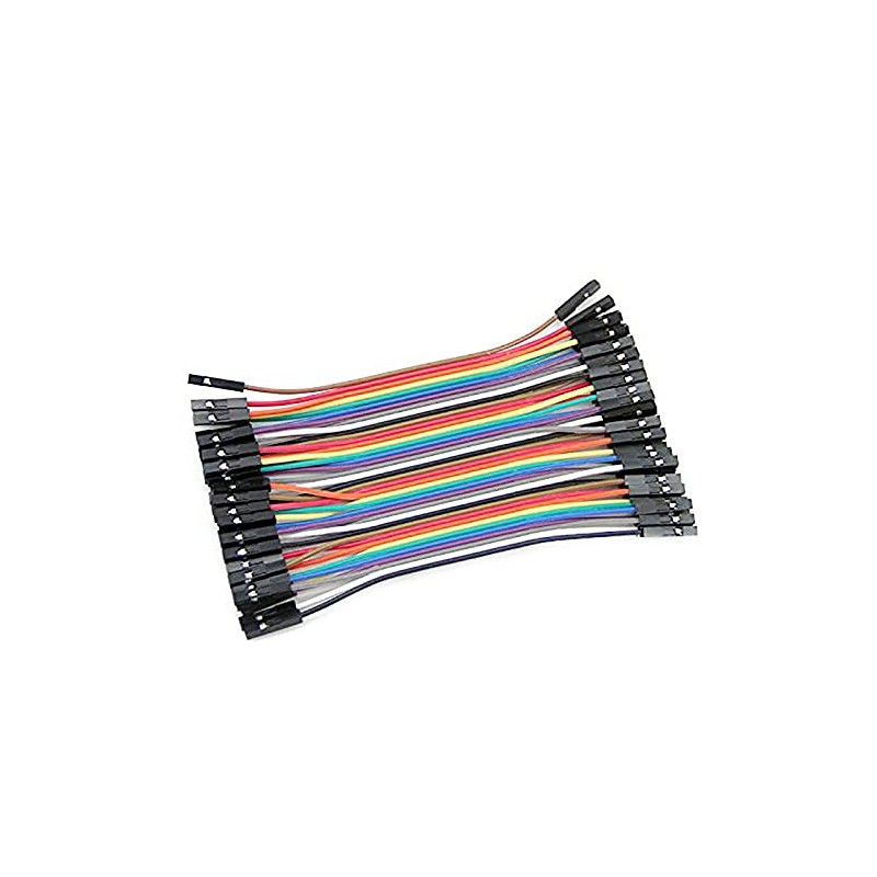 KKHMF 3pcs Breadboard Jumper Wire (Female-Female)(10cm) 120pcs