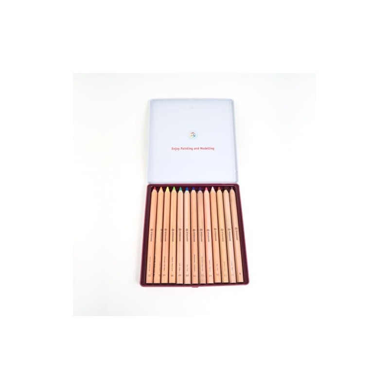 Stockmar Kleurpotloden Hexagonal Ass.12+1 (EN-NL-FR)