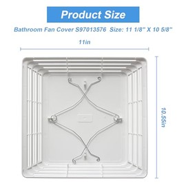 S97013576 Bathroom Fan Cover Grille Fits For Broan NuTone Bathroom Fans 2684F 576 676 684 684NT