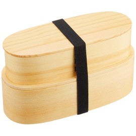 Young Cho FH22W Slim 2-Tier Lunch Box, Natural