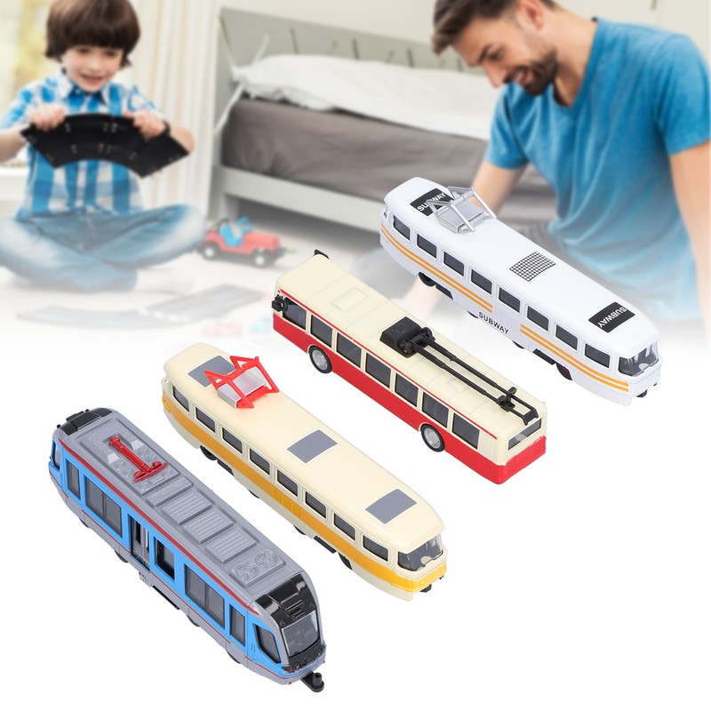 HighSpeed Railway Bus Model PullBack Vehicle Collection Model Toy for