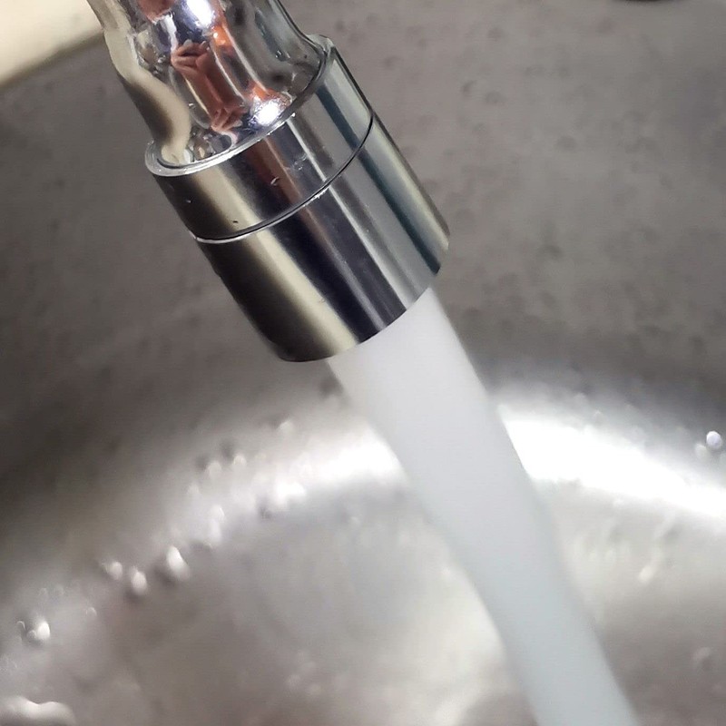 Metal Faucet Sprayer Attachment Sink Aerator Swivel Extender For Kitchen