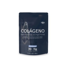 Colágeno Marino Hidrolizado con Vitamina C, Aminoácidos, Ácido Hialurónico y Biotina, Sabor Mandarina, 333 g | 30 porciones