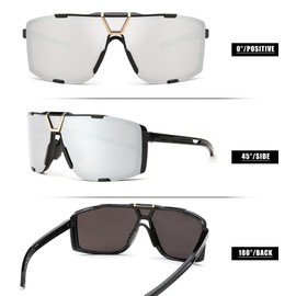 FEISEDY Outdoor Sports Sunglasses for Men Women Cycling Running Driving Glasses UV400 Protection B2342