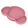 Baby Suction Plate Silicone Thick Edge Skid Resistance Cute Bear