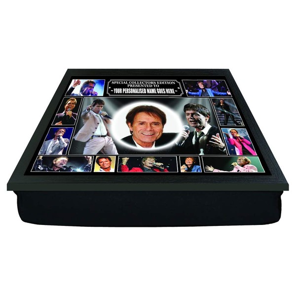 Cliff Richard personalised icon gift lap tray