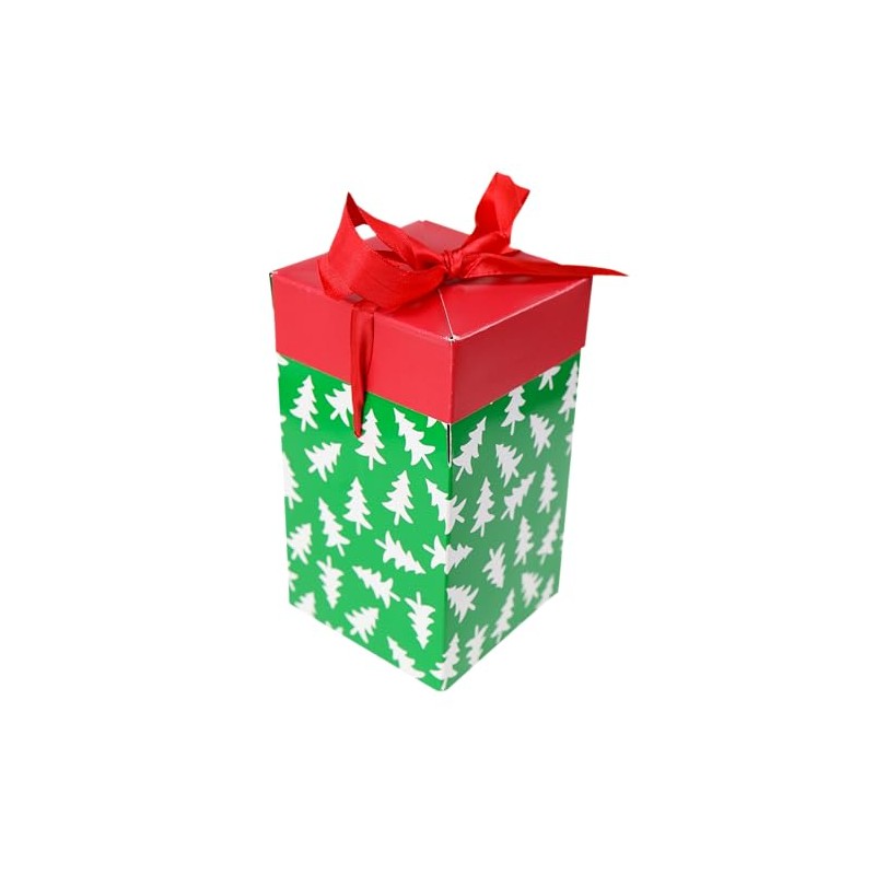 Iconikal 6-Inch Christmas Candles Gift Set, 6-Pack, Easy Fold Open