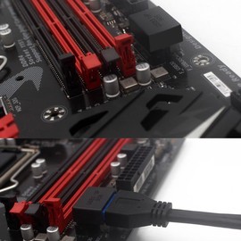 chenyang - Paquete de 2 cabezales USB 3.0 para panel frontal de 19/20 pines macho a hembra de 90 grados, adaptador de conector de cambiador de género, tipo sobremoldeado