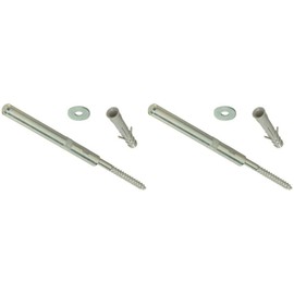 Gas N Pow3r Concealed Shelf Supports Brackets 120mm Floating Hidden Masonary Fix HEAVY DUTY x2