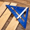 Carpenter Measuring Square Metric Imperial 7 Inches,Aluminum Alloy,90 Degree Thickened