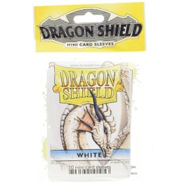 Dragon Shield Sleeves Pack (50 Sleeves, Small, White)