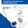 40 Pack 4 Inch Microfiber Paint Roller, Small Paint Roller