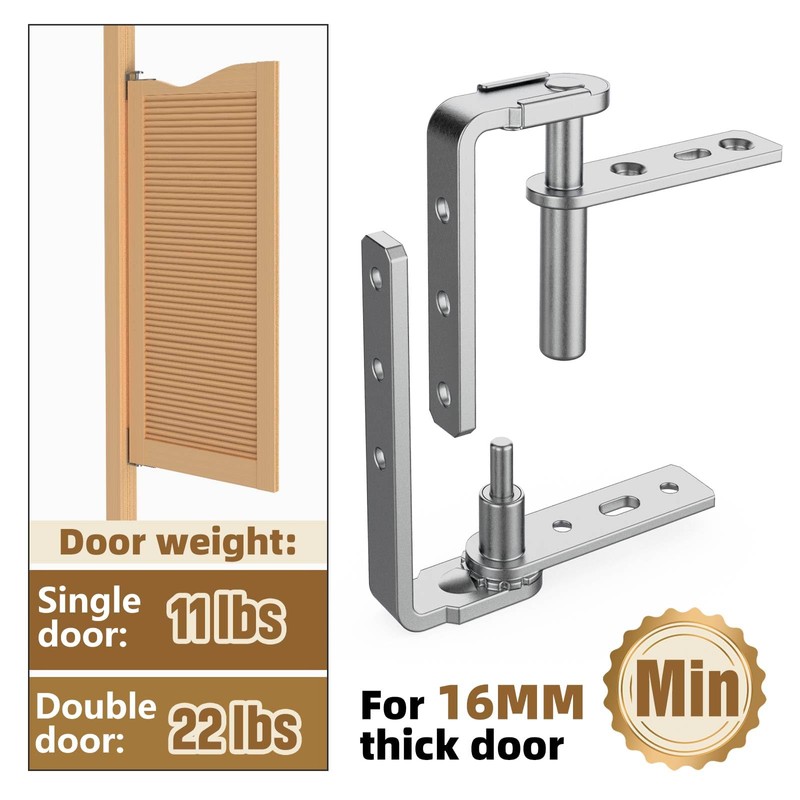 Heavy Duty Cafe Door Hinges,304 Stainless Steel Thick Hinges, Self