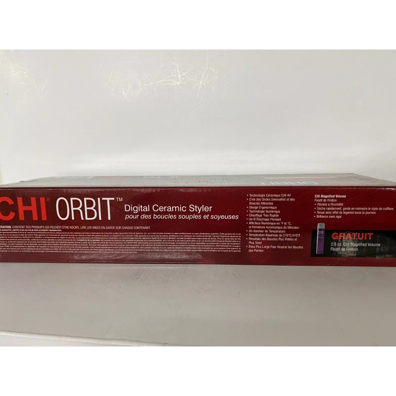 CHI ORBIT DIGITAL CERAMIC STYLER Curler Adjustable Heat Up To