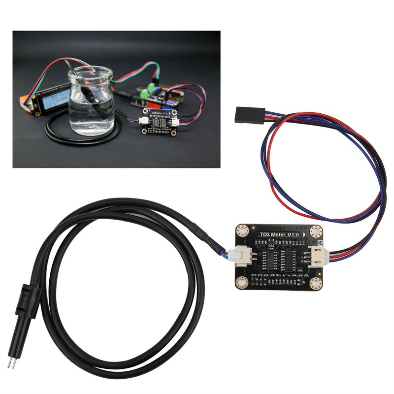 Water Conductivity Sensor for Liquid Quality Monitoring Detection Tester Module