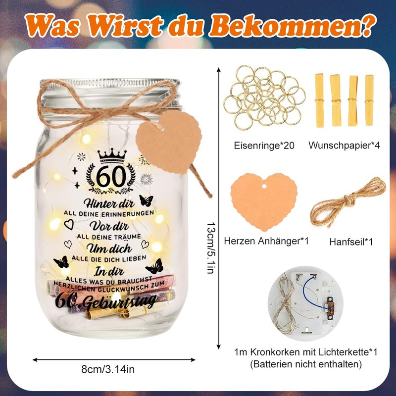 XM-mengpanwei LED Bottle Light Money Gifts Birthday
