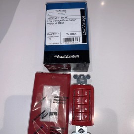 Acuity nLIGHT Acuity NPODM-4P-DX-RD Wallpod 8-button Red LV CAT5 Wall Station