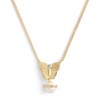 COACH Women's Signature Heritage Butterfly Pearl Pendant Necklace